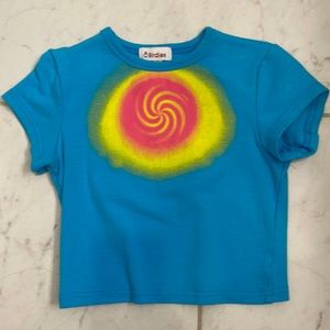 Super cute Birdies cropped Tee